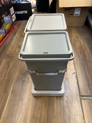 EKO Cubo de Basura Extraíble 20L+15L