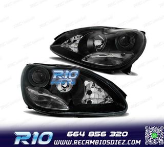 FAROS PARA MERCEDES W220 CLASE S 98-05 NEGROS