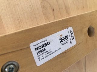 Mesa plegable NORBO IKEA madera