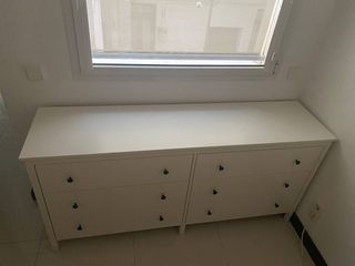 Cómoda 6 cajones blanca