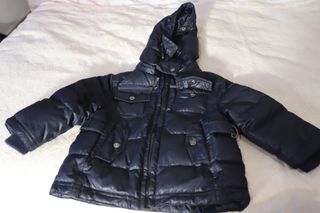 Abrigo infantil azul marino