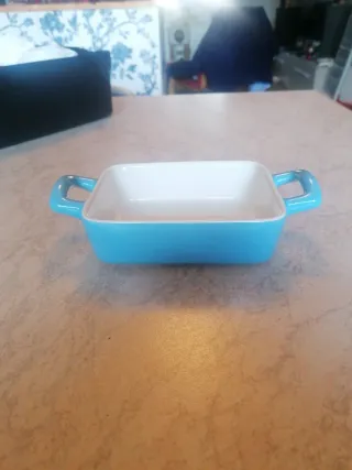 Piccola teglia porta burro in ceramica