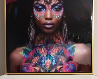 Quadro Stampa su Canvas(Tela) The Queen Of Jungle