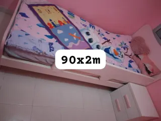 Cama infantil 90x2m