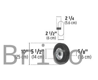 Carretilla Almacén Aluminio Impinchable - 300 Kg - Truper