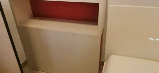 Cama nido con cabecero/cajonera de Ikea