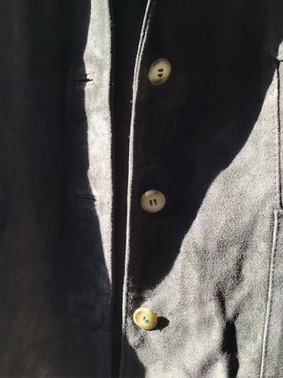 Cazadora de piel marrón