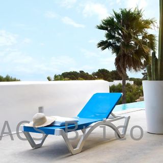 Tumbona Mykonos Azul Claro