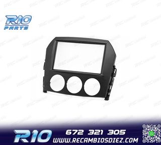 MARCO NEGRO RADIO 2-DIN PARA MAZDA MX-5 MIATA