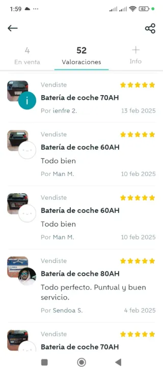 Batería Coche Feu Vert 12V 70Ah 640A