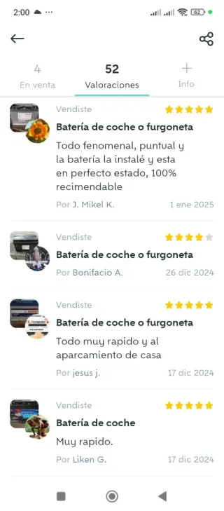 Batería Coche Feu Vert 12V 70Ah 640A