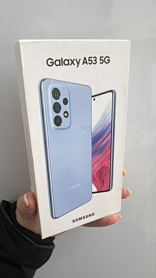 Scatola Samsung Galaxy A53 5G Blu