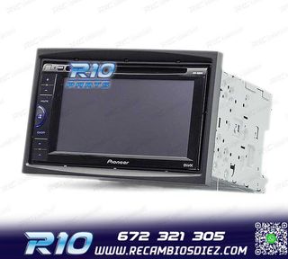 MARCO NEGRO RADIO 2-DIN PARA CITROEN C2 C3 BERLINGO JUMPY FI