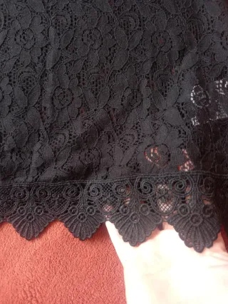 Top Crochet Negro