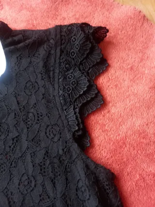 Top Crochet Negro