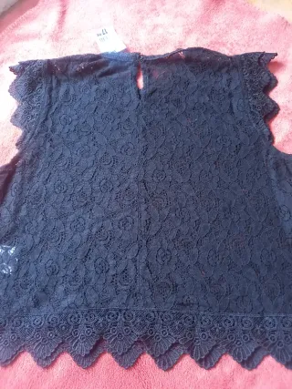 Top Crochet Negro