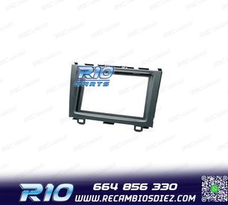MARCO NEGRO RADIO 2-DIN PARA HONDA CR-V 07-11