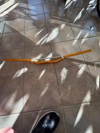 Manillar aluminio moto trial, cross, enduro