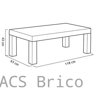 Muebles Jardín Belice Grafito