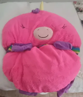 2 Dormiloco Unicornio Rosa Peluche