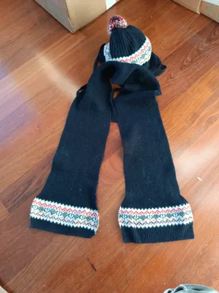 Conjunto gorro y bufanda 1-2 años de boutique