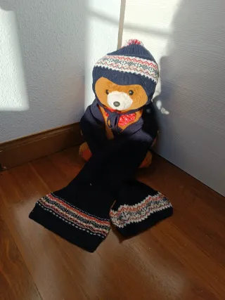 Conjunto gorro y bufanda 1-2 años de boutique