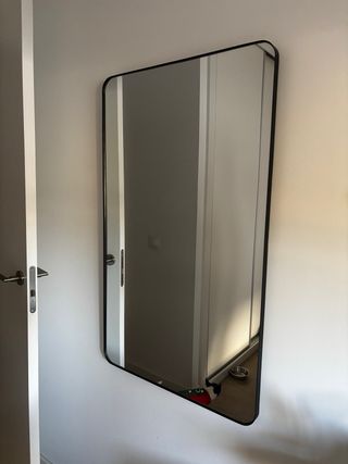 Espejo Metal Negro Maisons du Monde