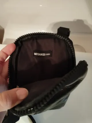 Bolso mini móvil negro