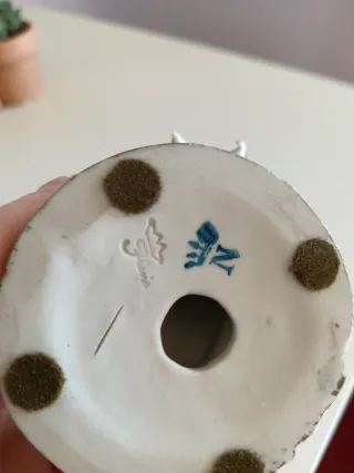 Statua Capodimonte donna con liuto