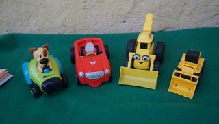 Lote 9 juguetes: Coches, barco Playmobil etc ver