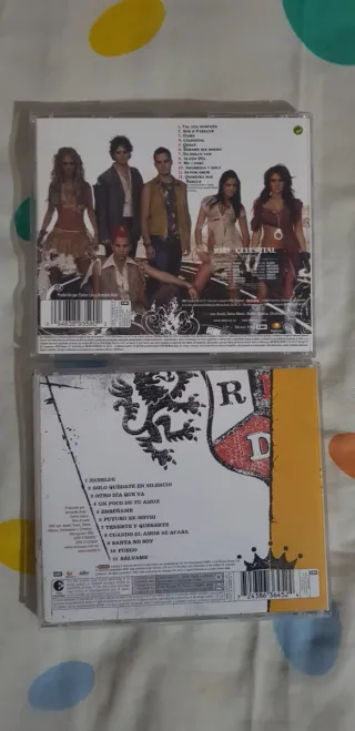 CDs RBD Celestial y Rebelde
