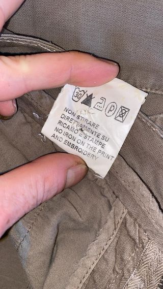 Pantaloni uomo color tortora