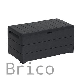 Baúl Arcón PVC 416 L Gris Oscuro - 70x129x62 cm - Duramax