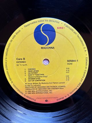 Vinilo Madonna Like a Prayer