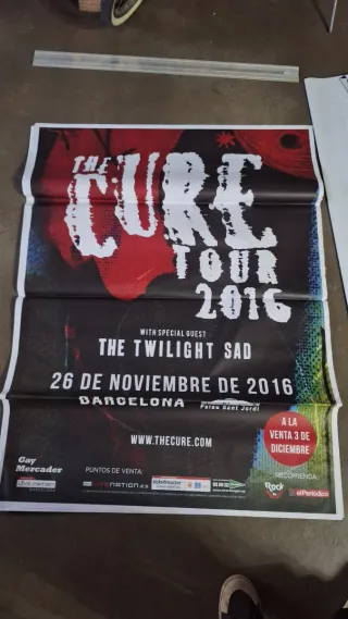 Cartel The Cure Barcelona 2016