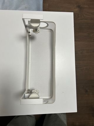 Escritorio L blanco con 4 cajoneras