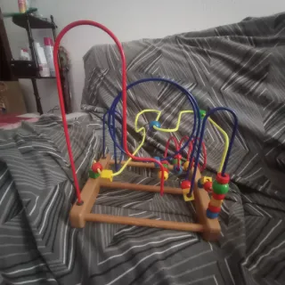 Laberinto de madera para bebés