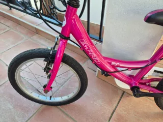 Bicicleta infantil B-PRO 16 rosa