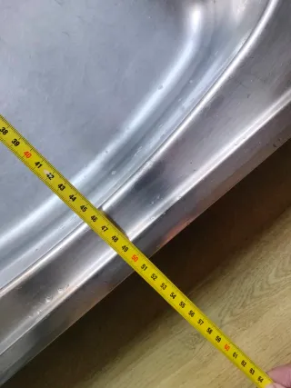 Pila de fregadero de acero inoxidable