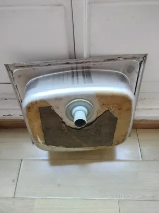 Pila de fregadero de acero inoxidable