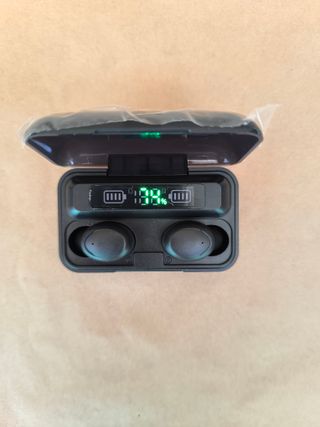 Auriculares Bluetooth TWS con estuche - Negros