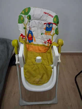 Trona plegable para bebés con cojín