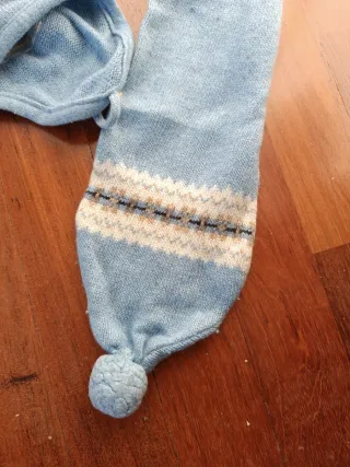 Conjunto gorro y bufanda de lana