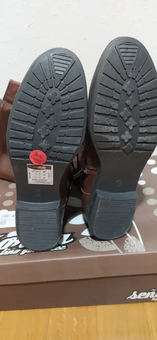 Botas altas Tino González Talla 39 Marrón