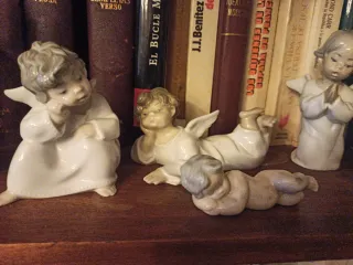 Angelitos y Niño Jesús Lladro