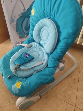 Hamaca bebé azul