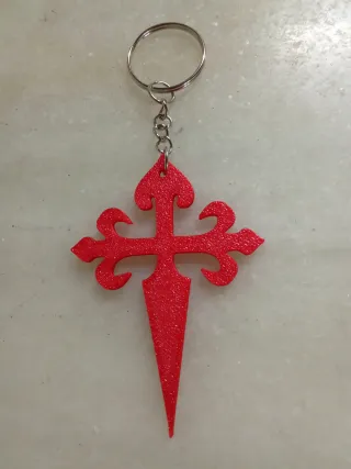 Llavero Cruz Roja Roja