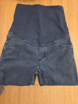 Pantalón de maternidad azul