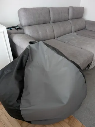 Puf Gamer HAPPER Gris