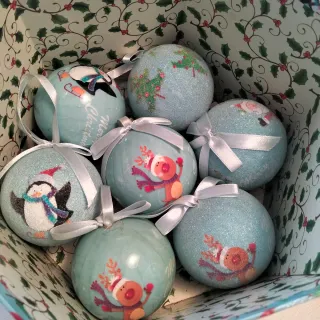 Set 14 Bolas Navidad Decoración árbol Navidad